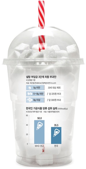 “설탕부담금 최대 300원”… 건강 vs 물가 찬반 팽팽