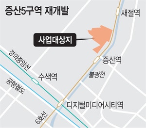 증산5구역 연말 재개발 착수… 1906세대 조성