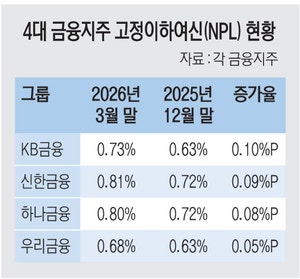 “포용금융 확대 탓에 건전성 악영향” 금융지주들, 美증권거래위원회 공시