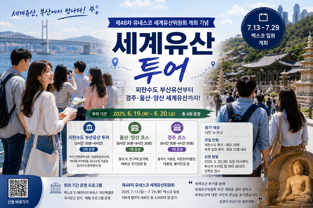 &ldquo;세계유산위원회 미리 체험해볼까&rdquo;&hellip;부산시, 피란수도~불국사 잇는 특별투어