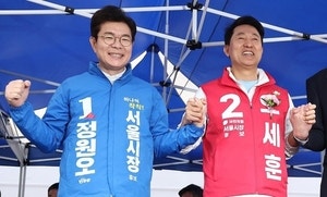 ‘따로따로 토론’ 왜?… 정원오 “네거티브 일관하는 오 후보와는 안해” 양자격돌 무산
