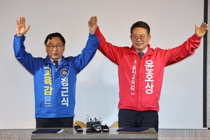 “서울교육감 선거 품격있게”… 진보·보수후보 첫 공동선언
