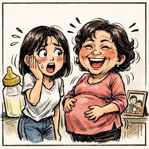 “51살 엄마의 임신…딸인 제가 공동육아 해야하나요?”