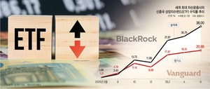 ‘한국 넣은’블랙록ETF 38% 벌 때, ‘한국 뺀’ 뱅가드 20% 그쳐