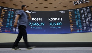 ‘검은 월, 화, 수…’ 코스피·코스닥, 동반 5%대 급락