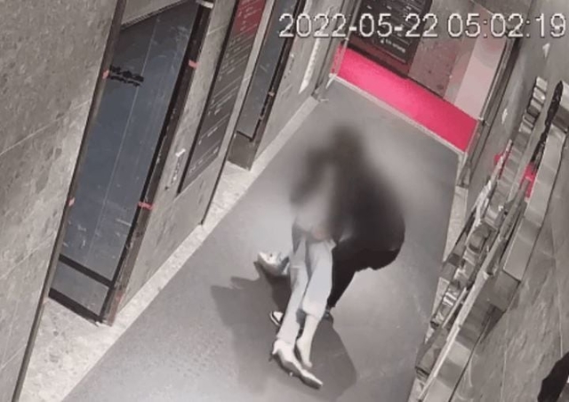 ‘부산 돌려차기’사건 당시 CCTV.뉴시스