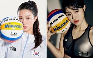 “<b>비치발리볼</b> 여신” <b>신지은</b>, 김정아와 조 이뤄 아시안게임 첫 승 신고