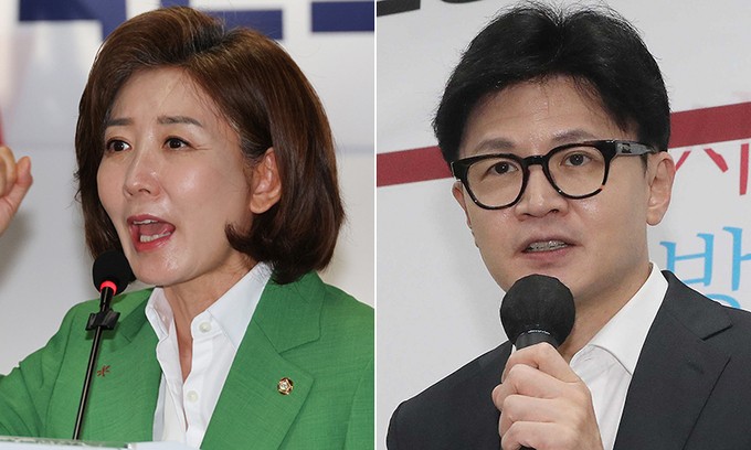 나경원 “<b>한동훈</b> 입이 시한폭탄…대표 되면 보수 파산”