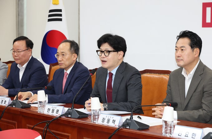 <b>한동훈</b> “<b>채상병</b> 특검 강력 반대…與 분열할거란 얄팍한 기대는 착각”