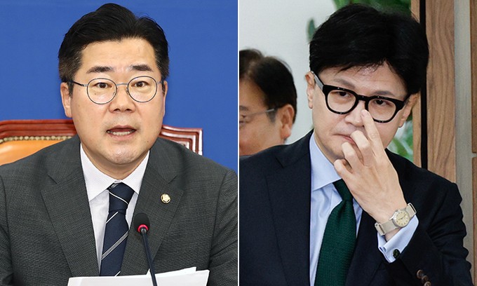 <b>박찬대</b> “韓, 오늘이라도 <b>해병</b>대원 특검법 발의하라"