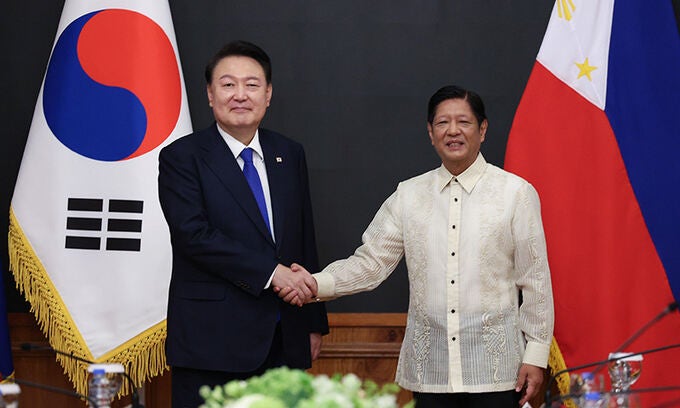 尹·마르코스 <b>정상</b>회담 … 한국·<b>필리핀</b> 전략적 동반자 관계 격상