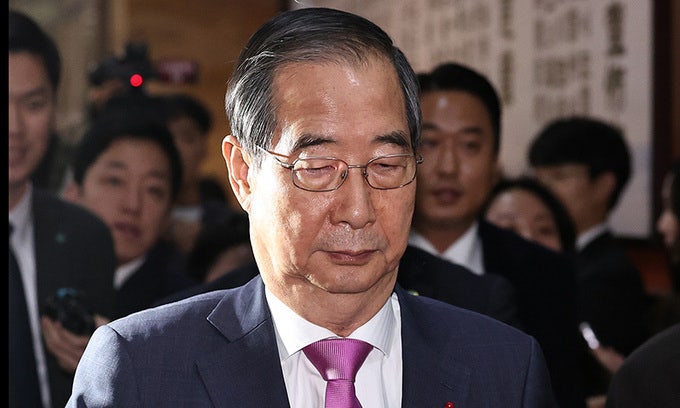 <b>한덕수</b> “계엄 반대했으나 막지 못한 것 자책… 소임 다하고 책임질 것...