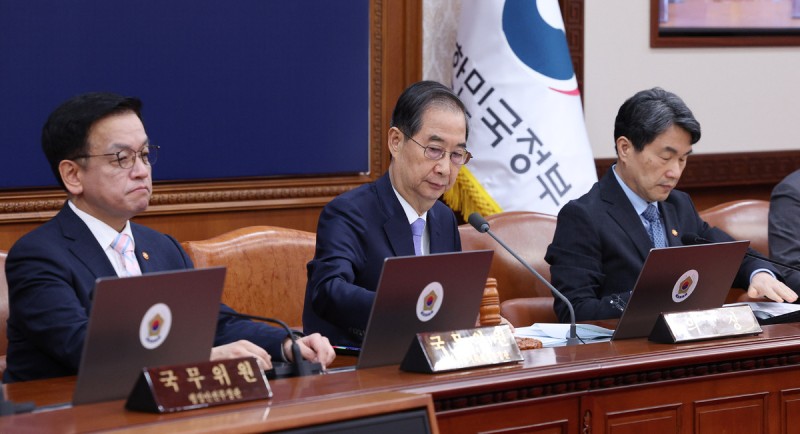 <b>한덕수 권한대행</b>, 헌법재판소법 거부권행사 [한강로 사진관]