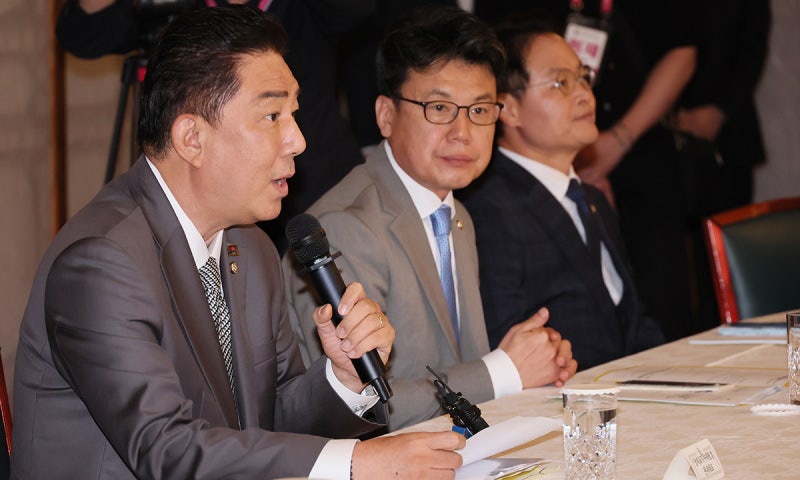 김병기 “당정대 운명공동체…<b>추경 신속 집행</b> 요청”