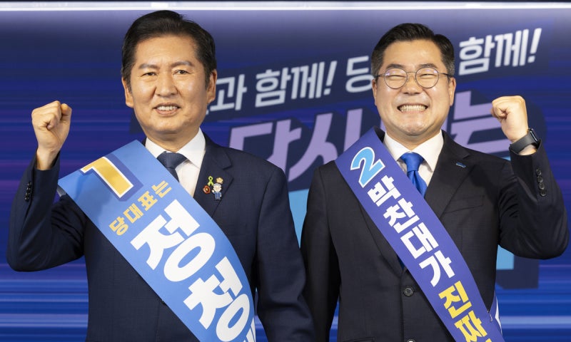 [속보] 민주 <b>당대표</b> 영남 당원투표서‥<b>정청래</b> 62.55% vs 박찬대 37.45%