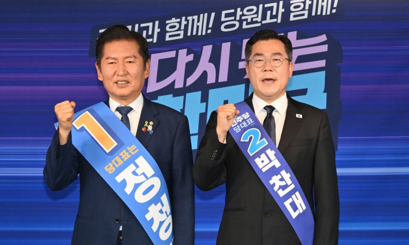 <b>정청래</b>, 충청·영남 <b>압승</b>… ‘어대정’ 굳어지나