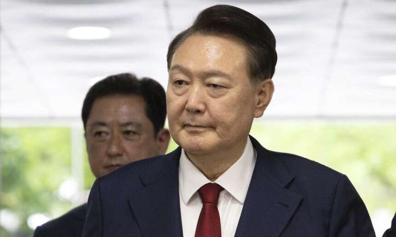 尹, <b>김건희 특검 소환</b>도 불응