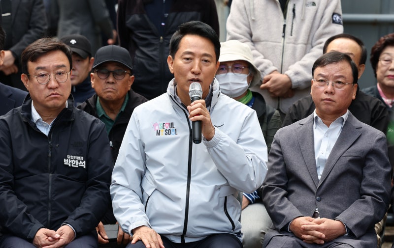 [속보] <b>오세훈</b> “<b>부동산 폭탄</b>이나 <b>회수</b>하라”…정청래에 직격탄