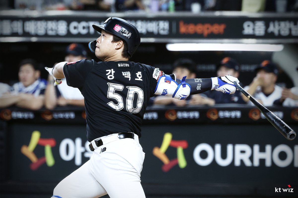‘4년 총액 100억 수준’에 <b>한화</b>행 앞둔 <b>강백호</b>, 엄상백-심우준으로 이...