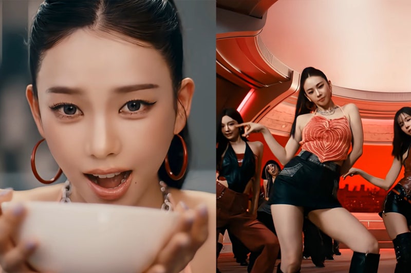 라면 먹는 카리나에 외국인들 ‘단체 멘붕’…전세계 1억3000만번 봤다