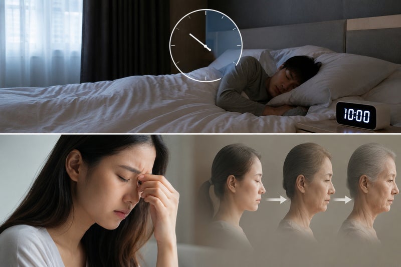 “주말 몰아자기로 버텼는데”…하루 8시간 넘게 자면 더 빨리 늙는다?