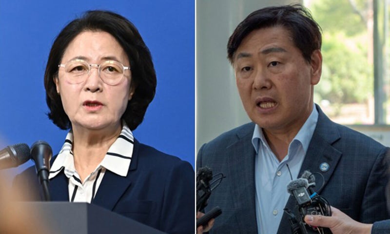 與 당대표 경선에 추미애·<b>김관영</b> ‘장외등판’?… “개혁” vs “명예회...