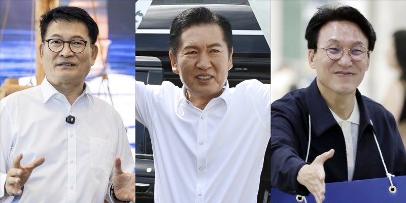 宋·鄭·金, <b>전당대회</b> D-3 표심 잡기…득표 셈법 따라 갈린 <b>일정</b>