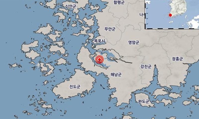 ‘6년 전 76<b>차례</b> 연속<b>지진</b>’ <b>해남</b>서 또…이번엔 규모 3.1