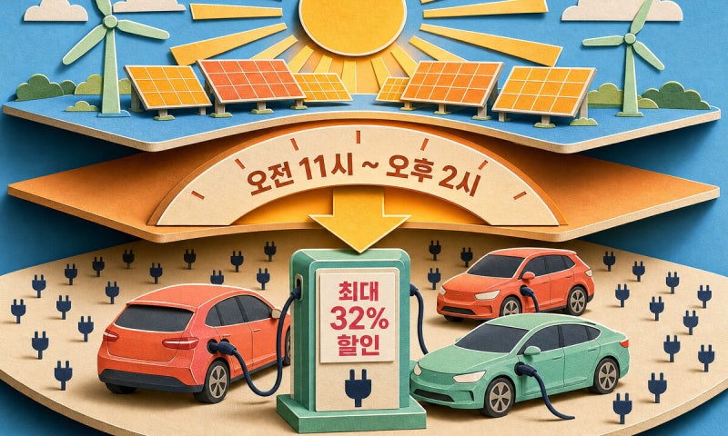 <b>전기차 충전</b>, 올 가을 주말 낮엔 최대 32% <b>할인</b>