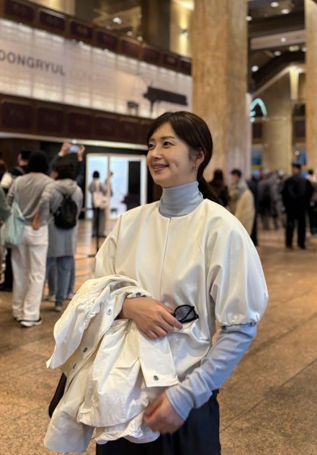 <b>유민</b>, 김동률 콘서트 찾았다…“외로운 날들, 노래로 위로받아”