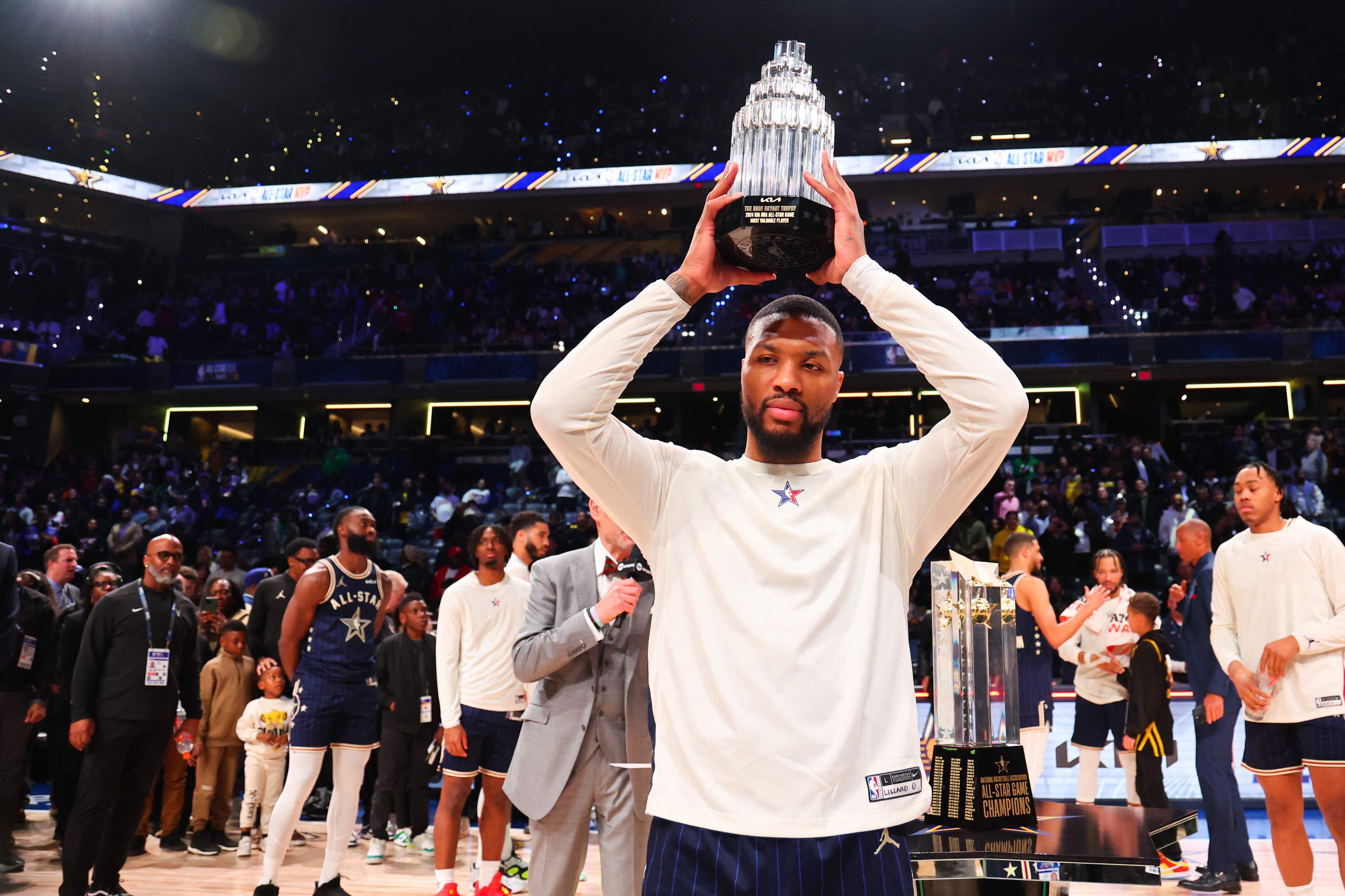 ‘첫 200점’ 돌파 <b>동부</b>, 2024 NBA <b>올스타전</b> 승리