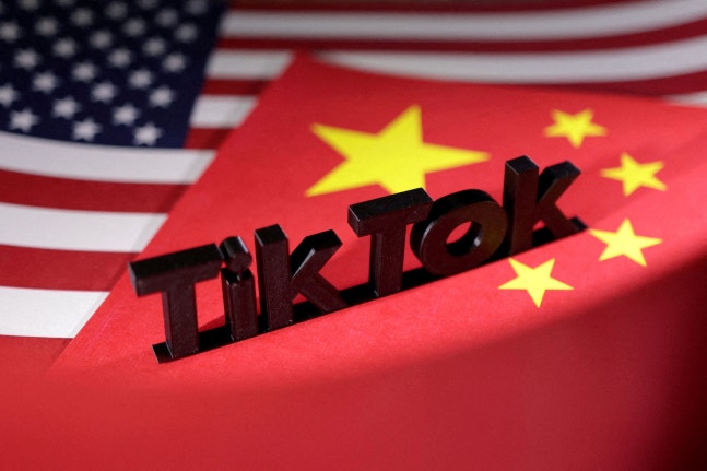 TikTok logo./Reuters