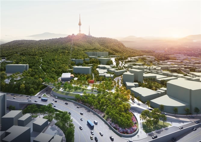 <b>남산 곤돌라</b> 착공식 열려…2026년 봄 정식 운행 시작