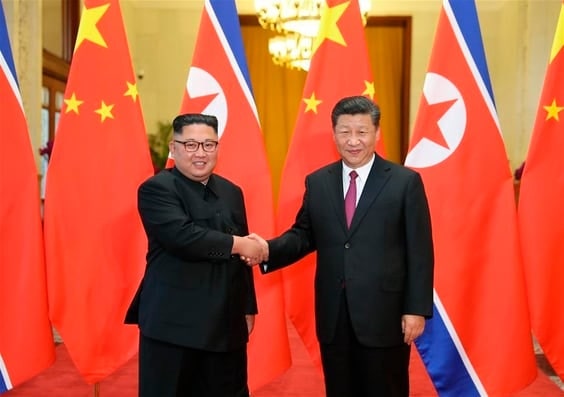<b>김정은</b>, 중국 <b>국경절</b> <b>시진핑에</b> 축전 “새 시대 요구에 맞게 관계 강화”