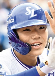삼성 신인 함수호, 곽빈 상대로 ‘대포’