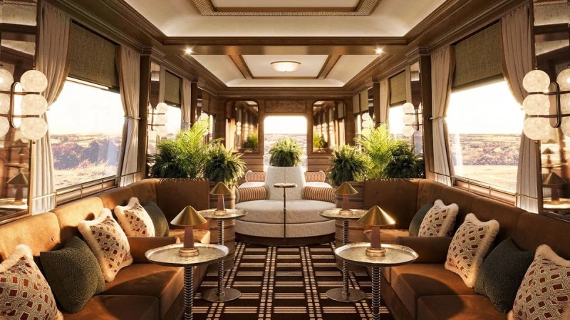 3박에 무려 5800만원짜리 ‘기차 호텔’...휘황찬란 내부 보니