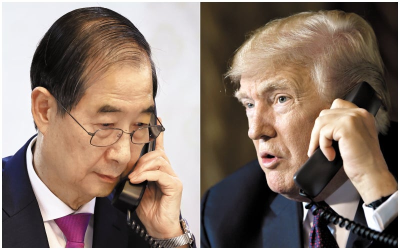 <b>트럼프</b> “원스톱 쇼핑”… 한국 <b>방위비</b>·관세 패키지 <b>협상</b> 시사
