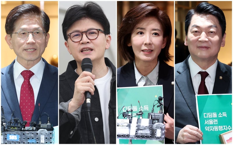 金 “턱걸이 시합하자” 羅 “민주당과 싸운 건 나” 安 “내 지역구가 대장동” 韓 “윤심보다 민심”