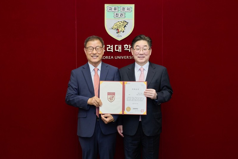 박중근 대표 고려대에 1억원