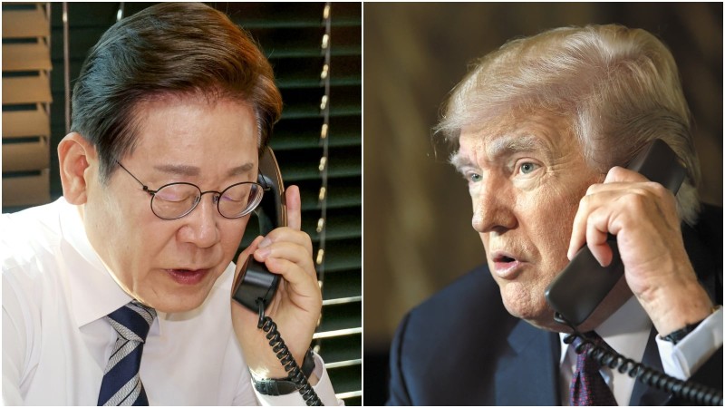 李대통령·<b>트럼프</b> 첫 통화... “조속한 관세 합의 노력”