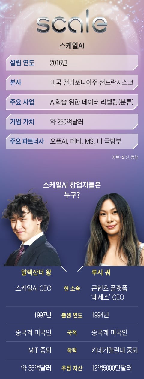 두 중국계 �미국인 ‘왕·궈’, 메타의 AI 야망 실현해줄까