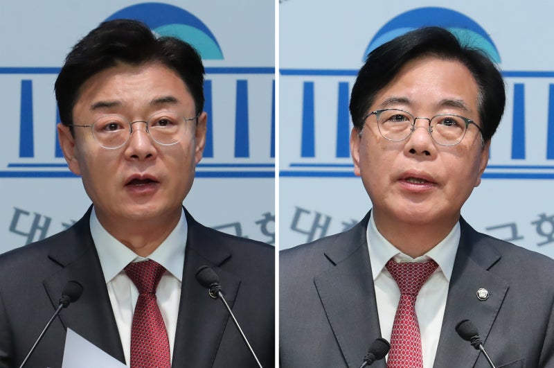 국힘 <b>원내대표</b> 선거 3선 <b>김성원</b>·송언석 ‘출사표’…4선 김도읍 불<b>출마</b>