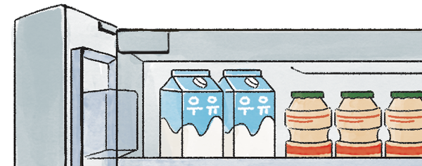 [리빙포인트] 냉장고 문에 우유 두지 마세요