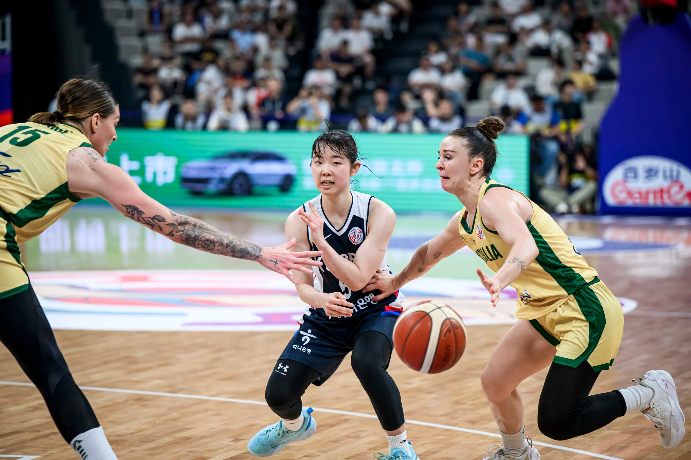 한국 <b>여자농구</b>, FIBA <b>아시아컵</b> 결승행 실패