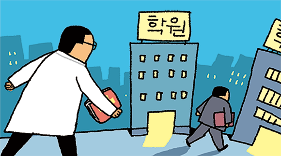 [만물상] 의사 변호사가 사교육 받는 나라