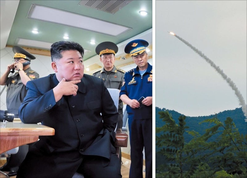 李 출국 날, 신형 지대공 미사일 쏜 北