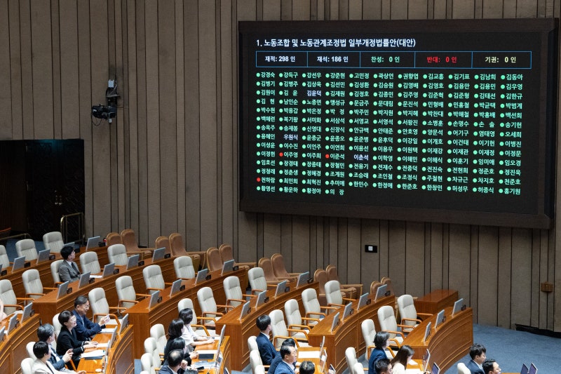 [사설] 노란봉투법 시행도 전에 노조 실력 행사 시작됐다