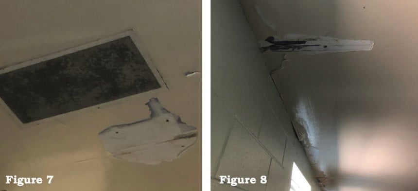 米国国土安全保障省(DHS)監察報告書に記載されているフォルストン移民の拘禁施設の内部写真。