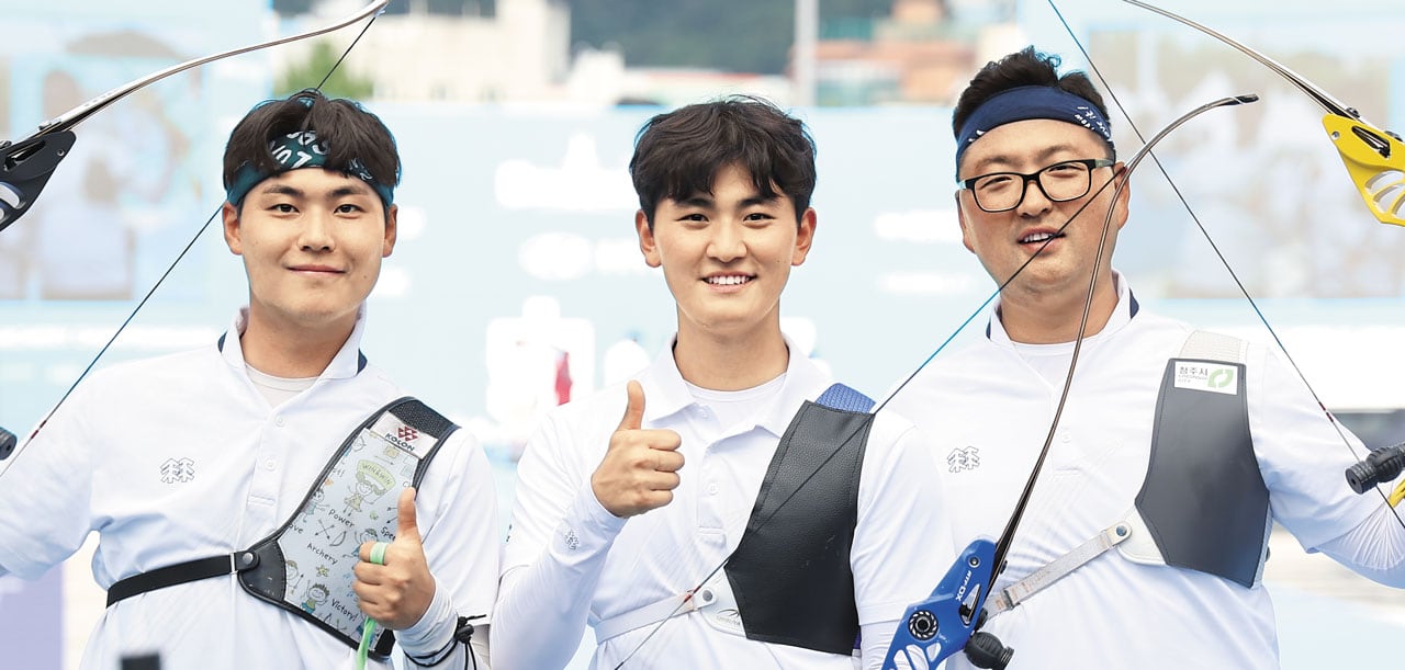 남자양궁, 세계선수권 단체전 3연패