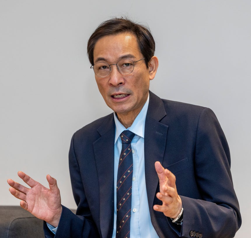 2025년 9월 12일 서울 중구 조선일보 조이. 우상호 정무수석이 본지와 인터뷰를 갖고 있다.  /김지호 기자